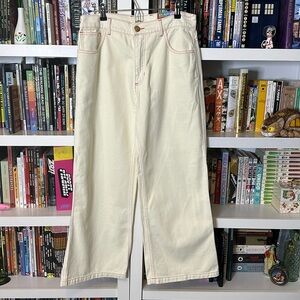 Women's Cream Jeans